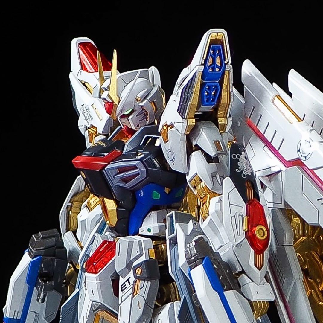 MGEX ストライクフリーダムガンダム　全塗装　完成品　筋彫り　塗り分け
