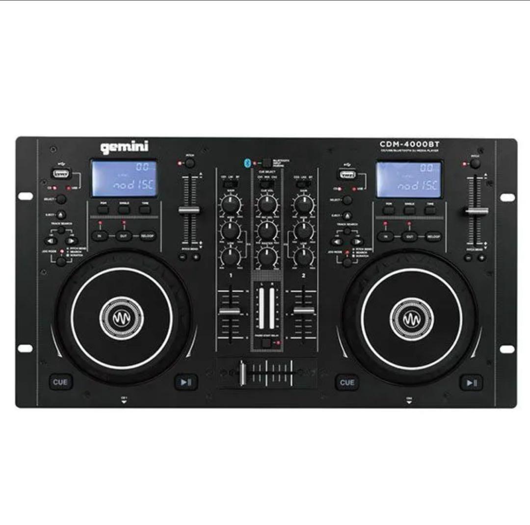 値下　Gemini 一体型 オールインワンCDJコンソール CDM-4000BT