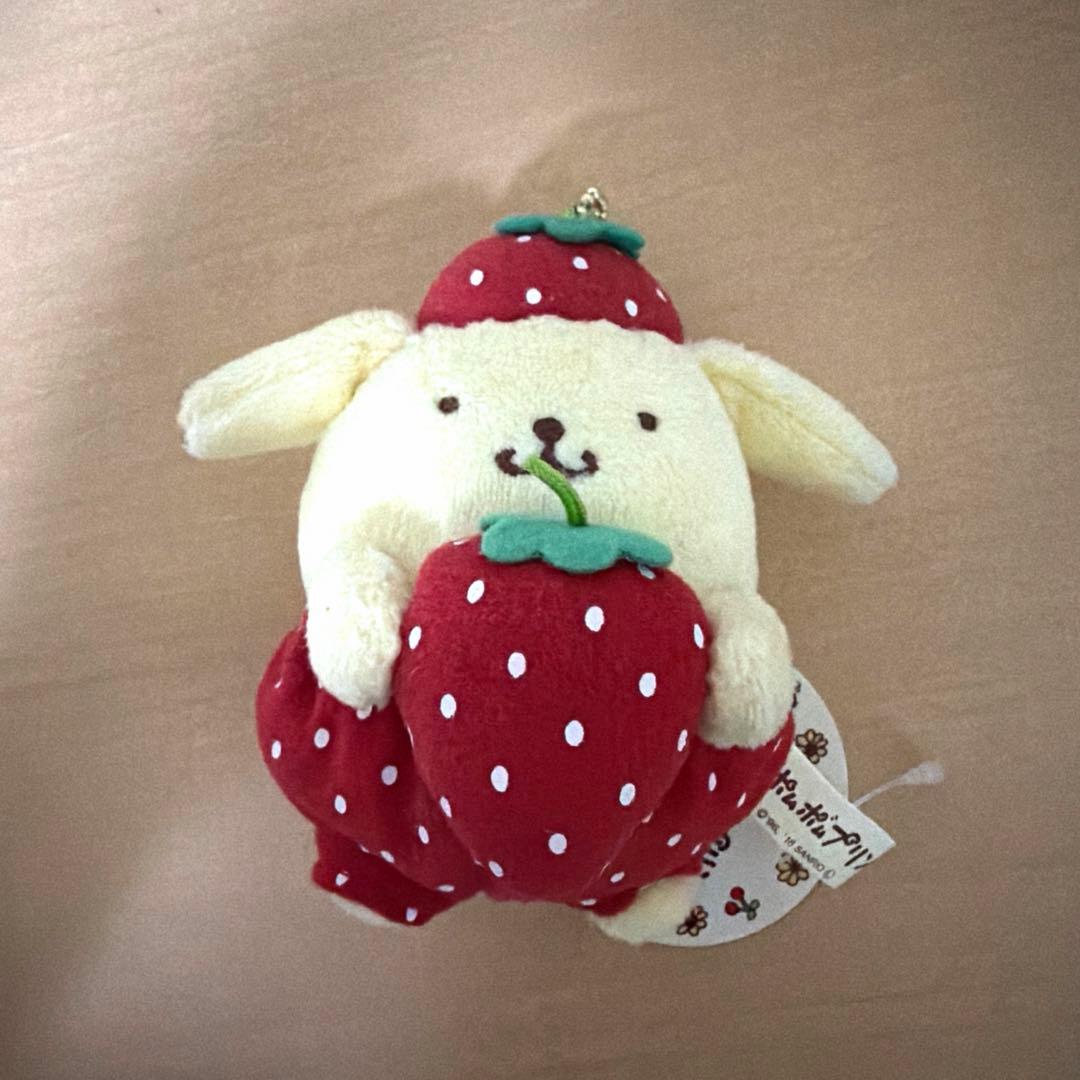 【限定品】ポムポムプリン　いちご　マスコット
