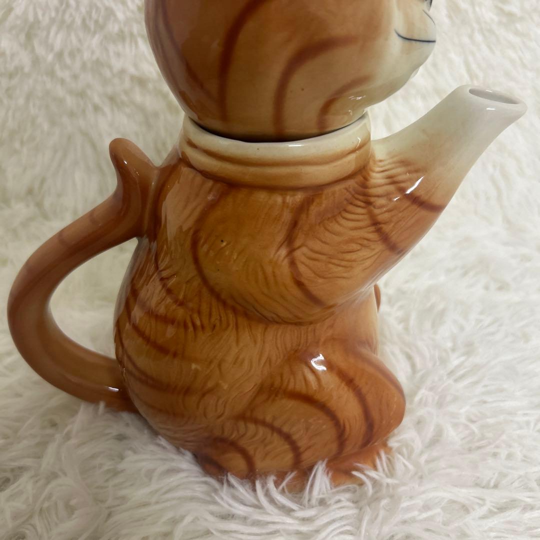 【美品】tony wood トニーウッド　猫のティーポット　イギリス