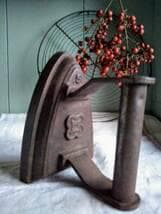 イギリス アンティーク アイロン ブックエンド ドアストッパー 本立て 一輪挿し