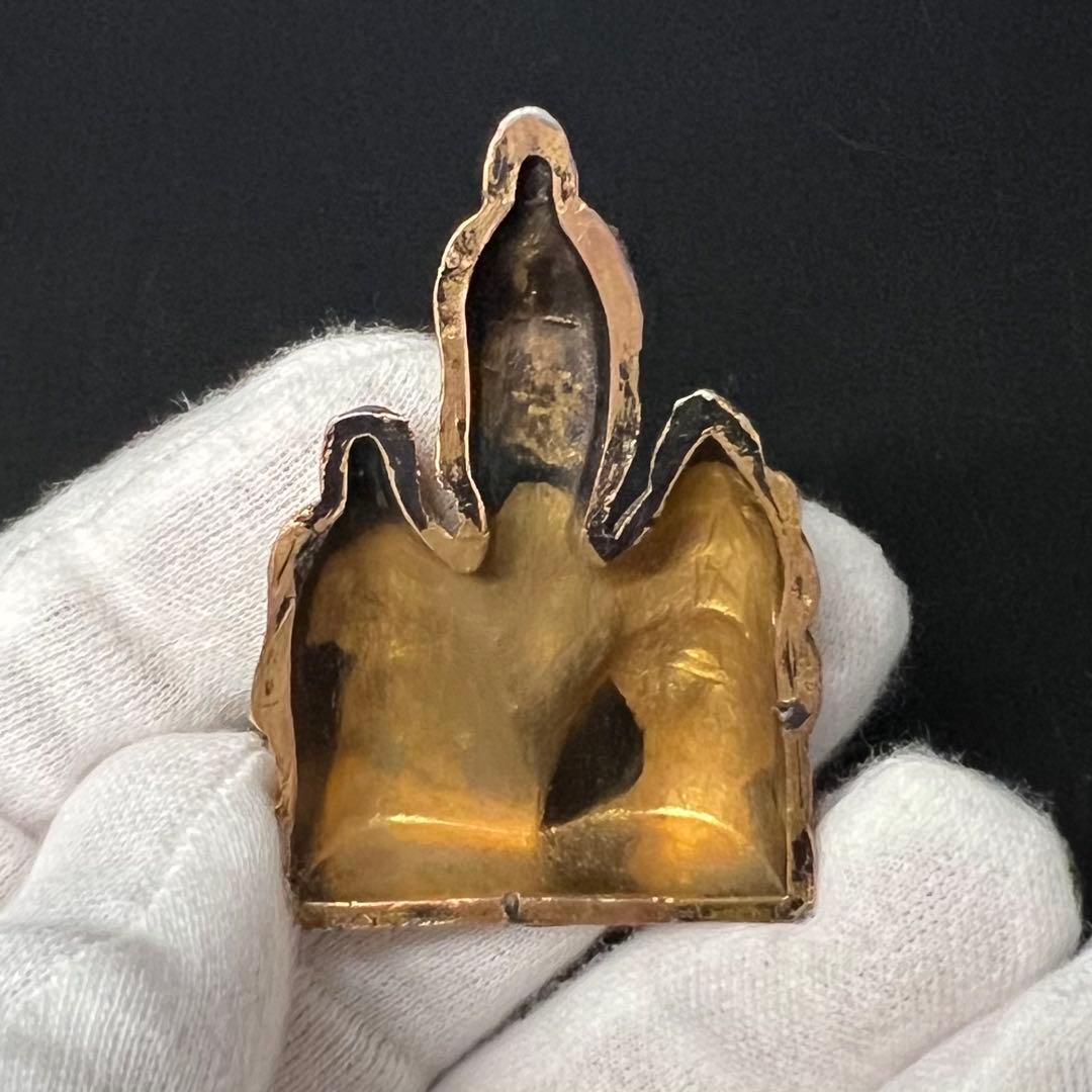 ◎古美術 庵々◎出羽三山 神像◎月山・湯殿山・羽黒山 刻銘◎真鍮鍍金◎山岳信仰