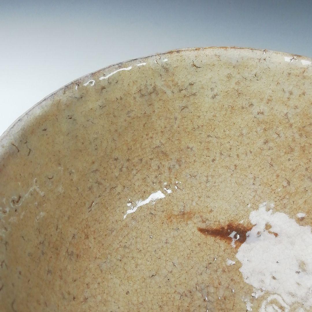 Ｔ６３０　茶碗　『萩茶碗』『天寵窯　七代　兼田三左衛門 造』共箱　抹茶碗　茶道具