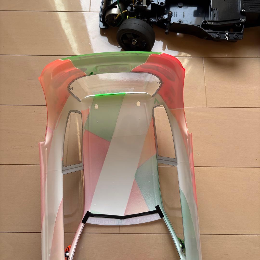 タミヤ　ジャックス　シビック　ＦＦ01 ビンテージ　ラジコン　裏塗装　レトロ