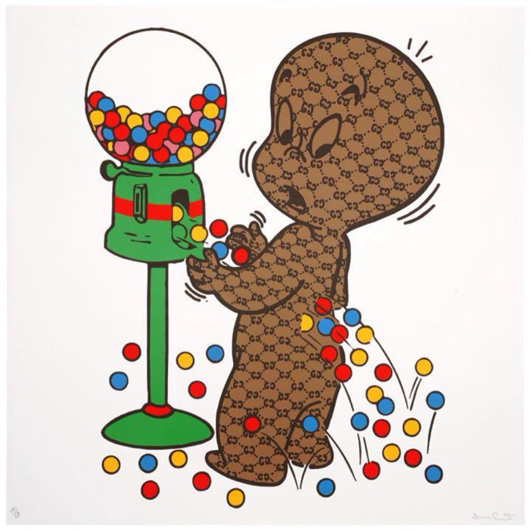 サイン入りGUCCIGHOST / Trevor Andrew シルクスクリーン