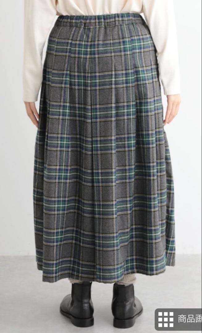 【未使用！】ubasoku ウバソク　チェックキュロットパンツ