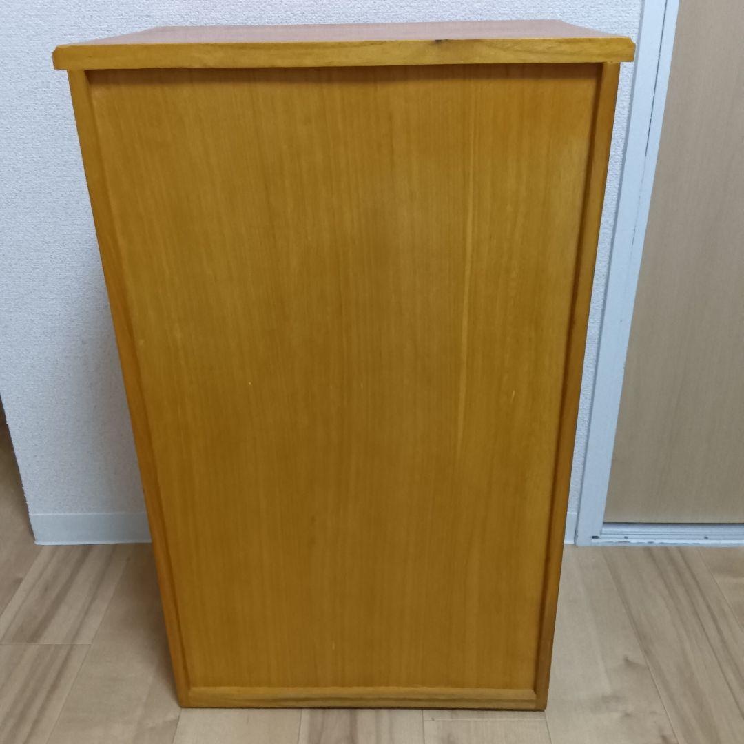 け*ん様 木製電話台　マルチFAXラック/リビングチェスト 　キャスター付