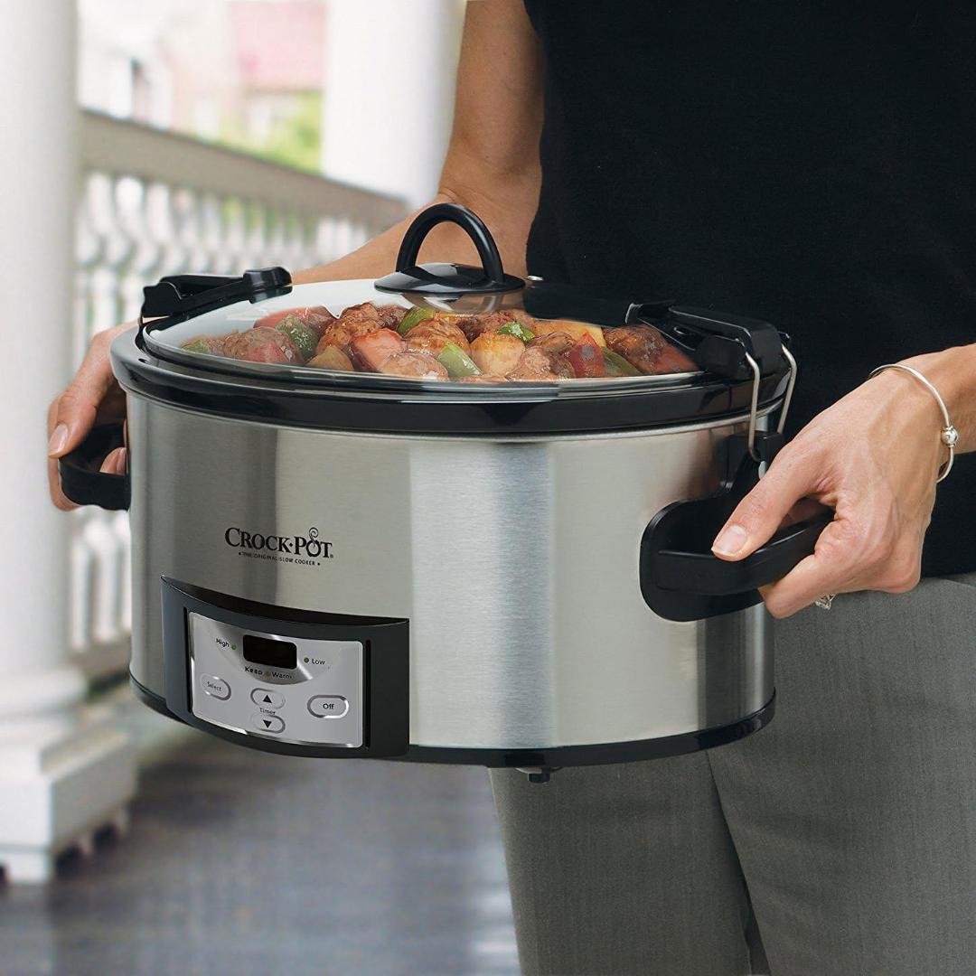 Crock-Pot 6クォート Cook & Carryスロークッカー