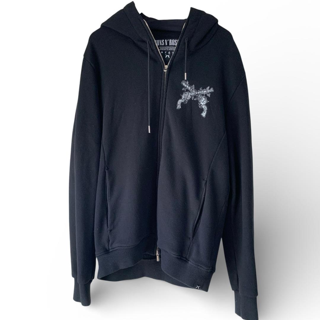 roarguns×GUNS N' ROSES ブラックパーカー