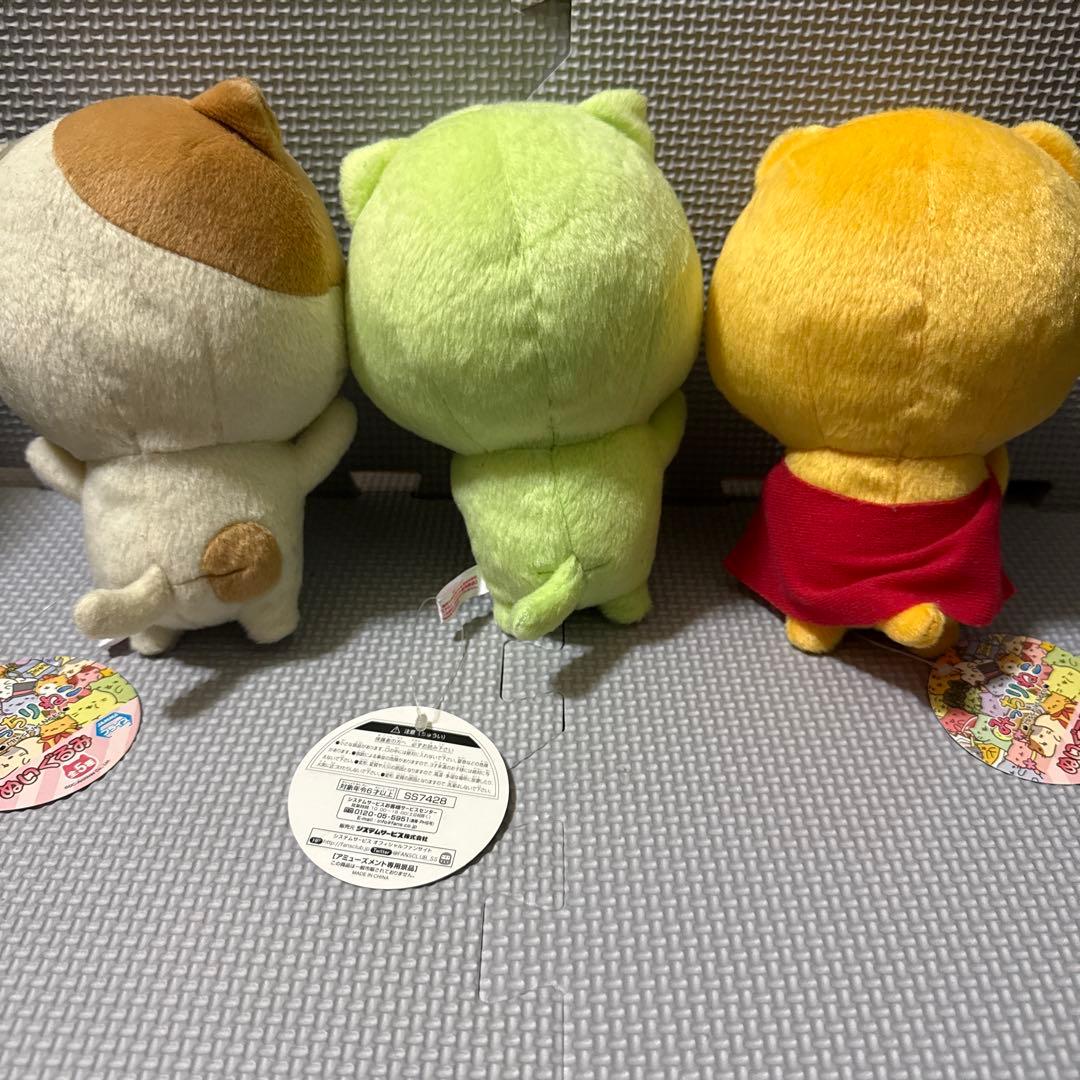 みっちりねこぬいぐるみ3点セット