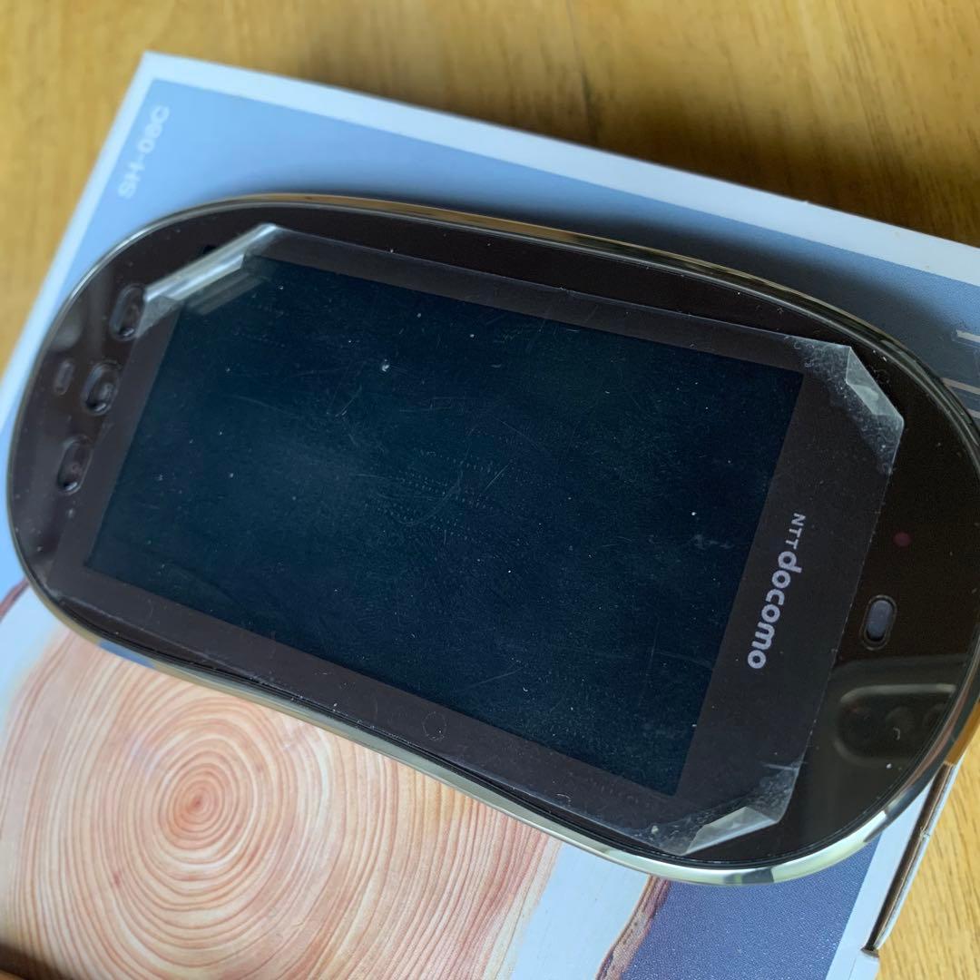 【ほぼ未使用品】　限定生産品　docomo TOUCH WOOD SH-08C