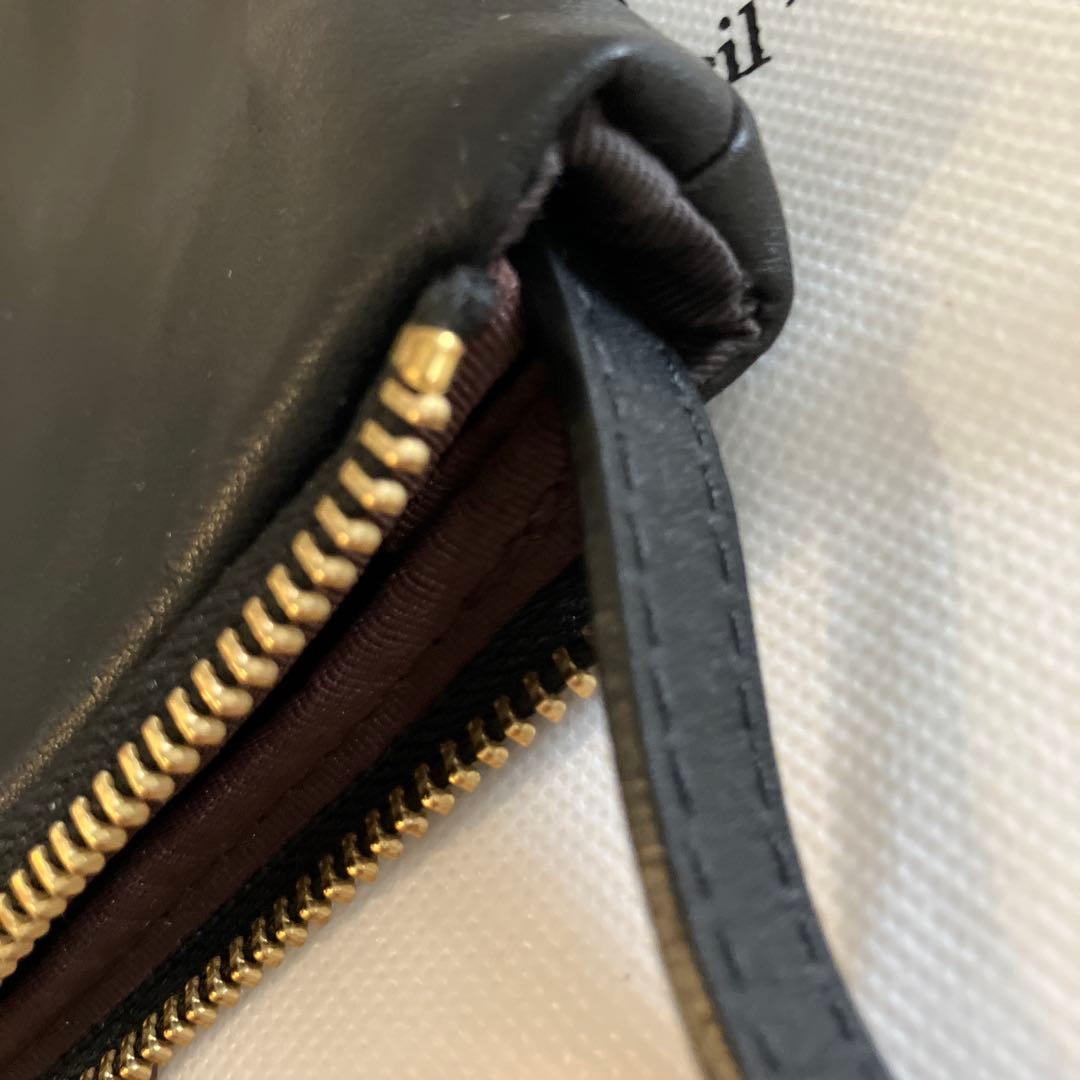 【gemeil ジェムイル】ワンハンドルミニショルダーバッグ ブラック　斜め掛け