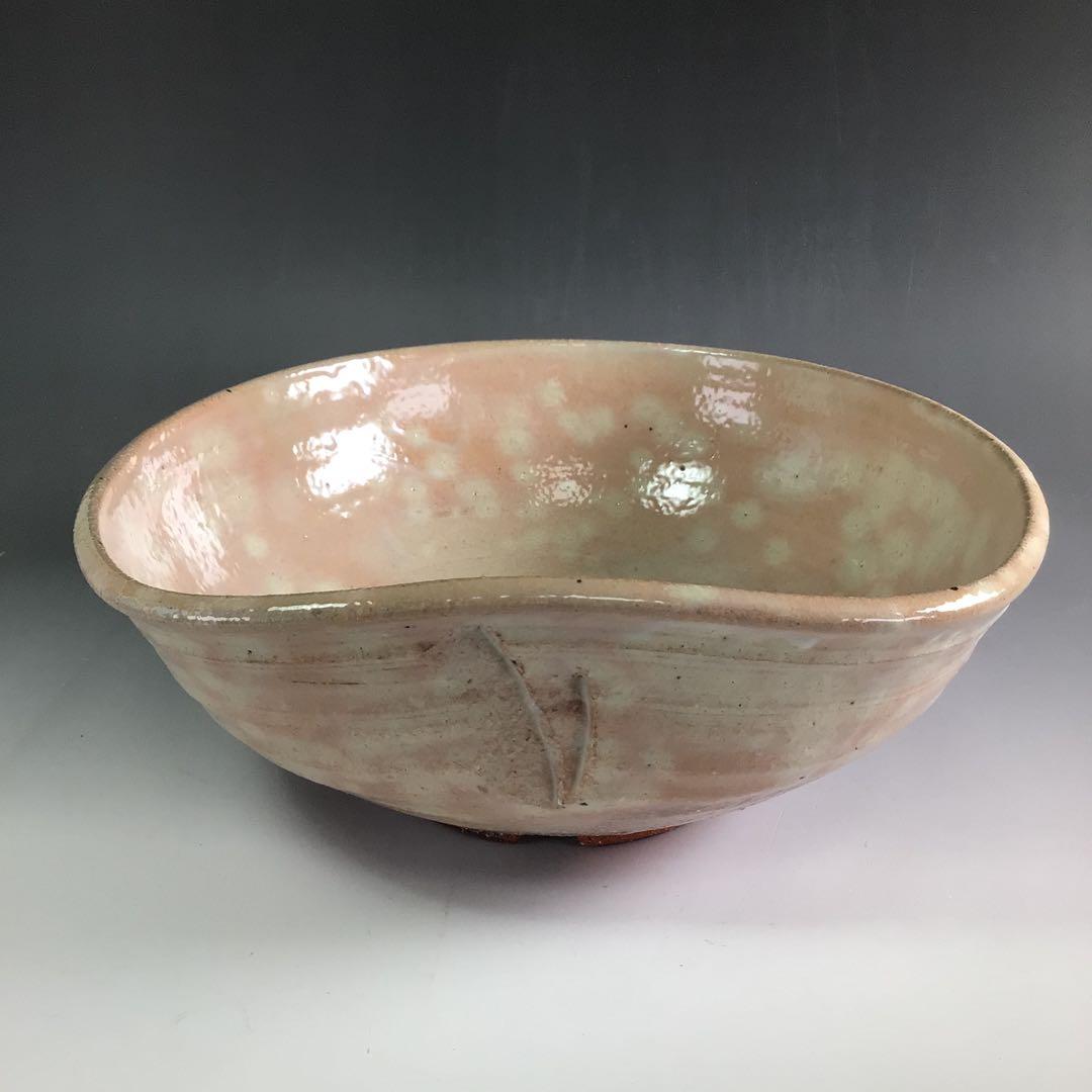 Ｒ６２６　平水指　『七十四代　朝日豊斎』『表千家　堀内宗完　箱書』　共箱　茶道具