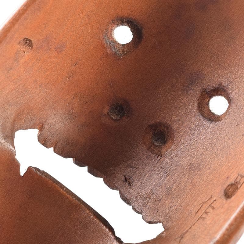 時代提げ物　有田作　能面　能楽　雅楽　木彫　面根付　時代箱付　M　R7872