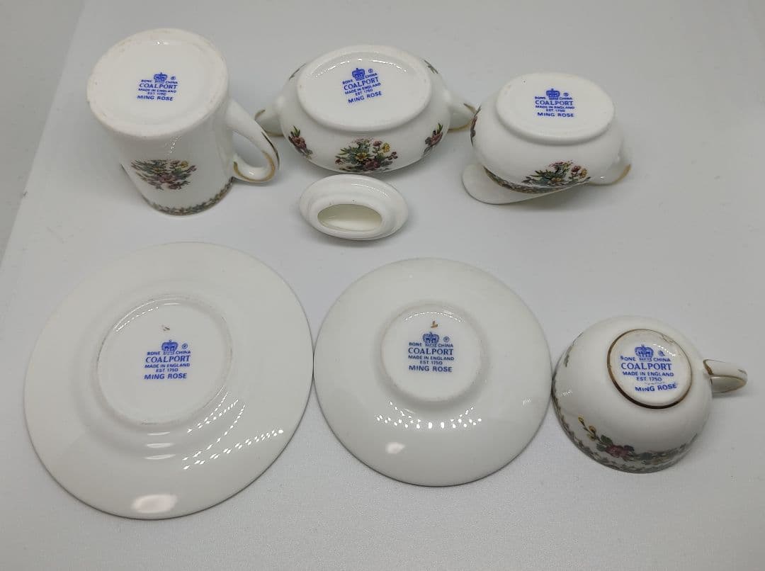 ミニチュア コールポート coalport ウェッジウッド アンティーク カップ