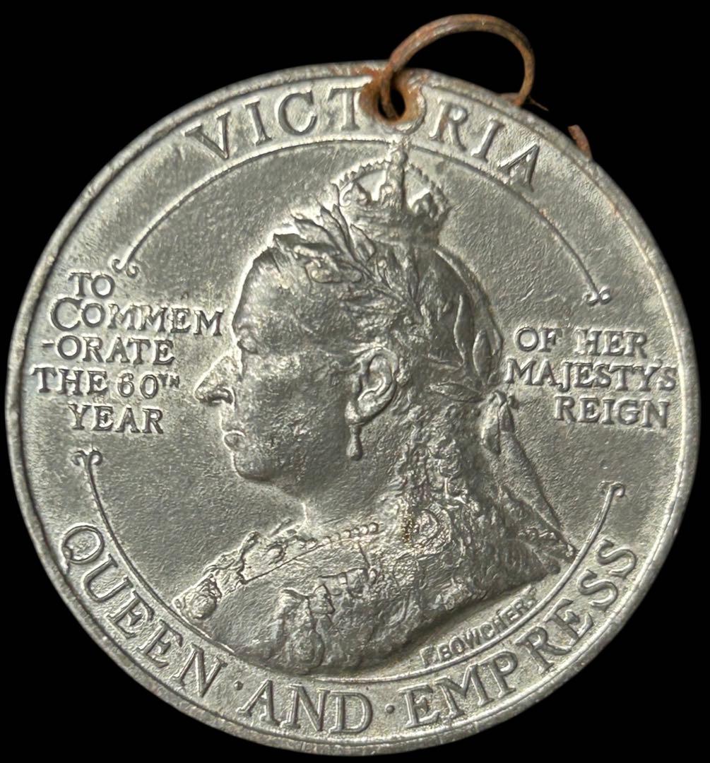 イギリス 1897 WMメダル 即位60年 王位継承 ヴィクトリア