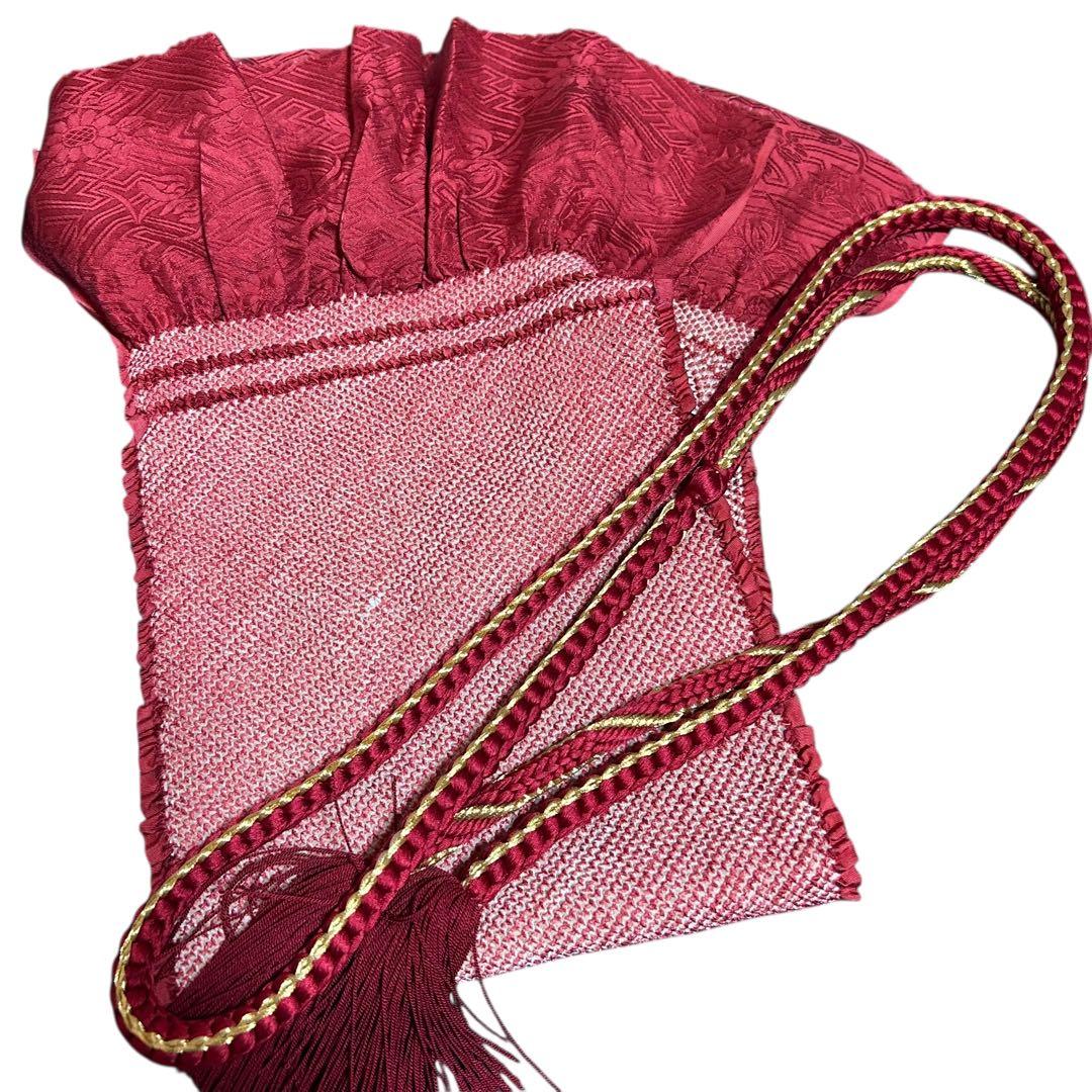 未使用近い　美品　袷　正絹　振袖　７点　フルセット