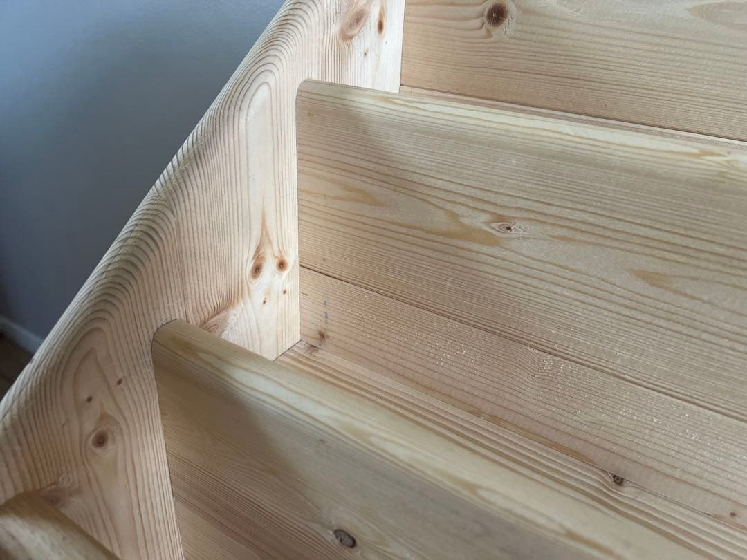 木製オープンシェルフ 3段　絵本棚　絵本ラック