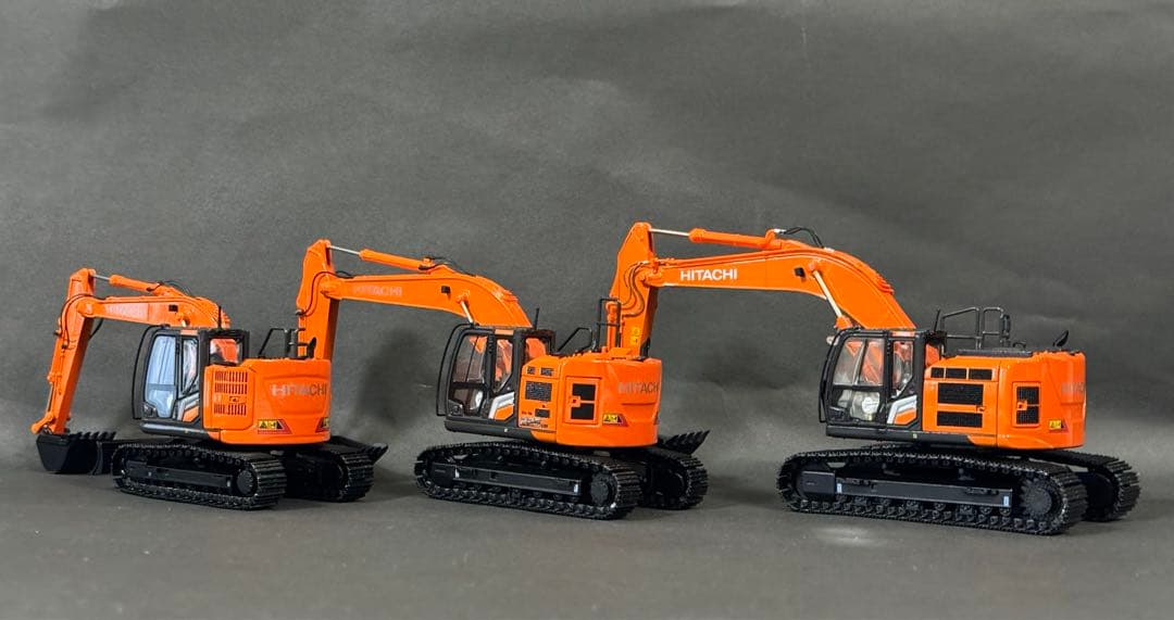 入手困難　日立建機ZAXIS ZX135 225 345 油圧ショベル1/50
