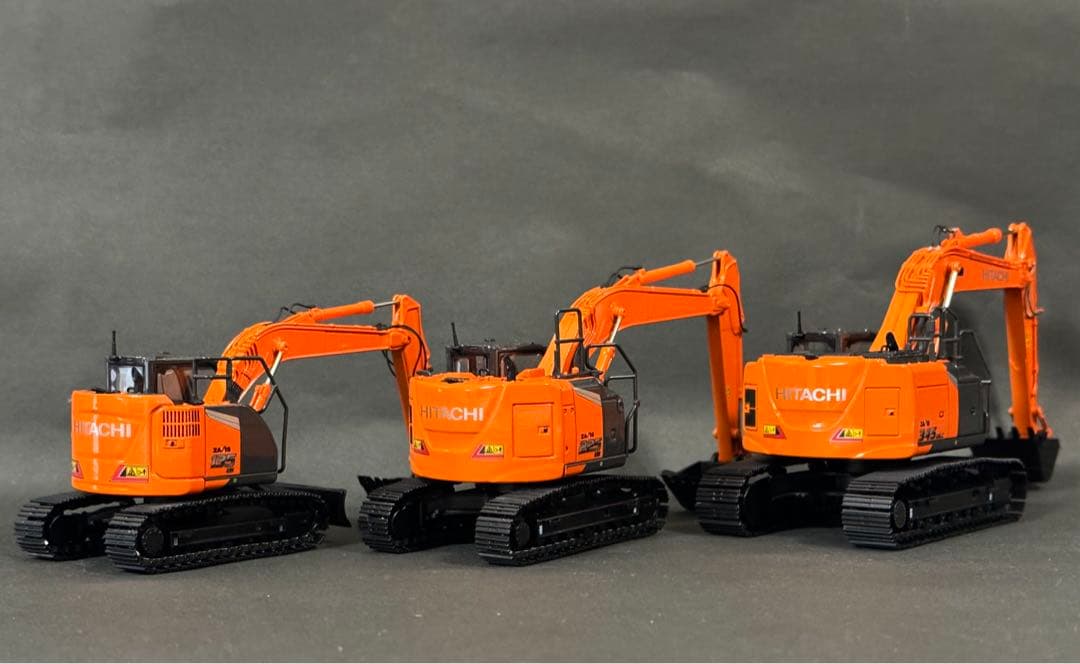 入手困難　日立建機ZAXIS ZX135 225 345 油圧ショベル1/50