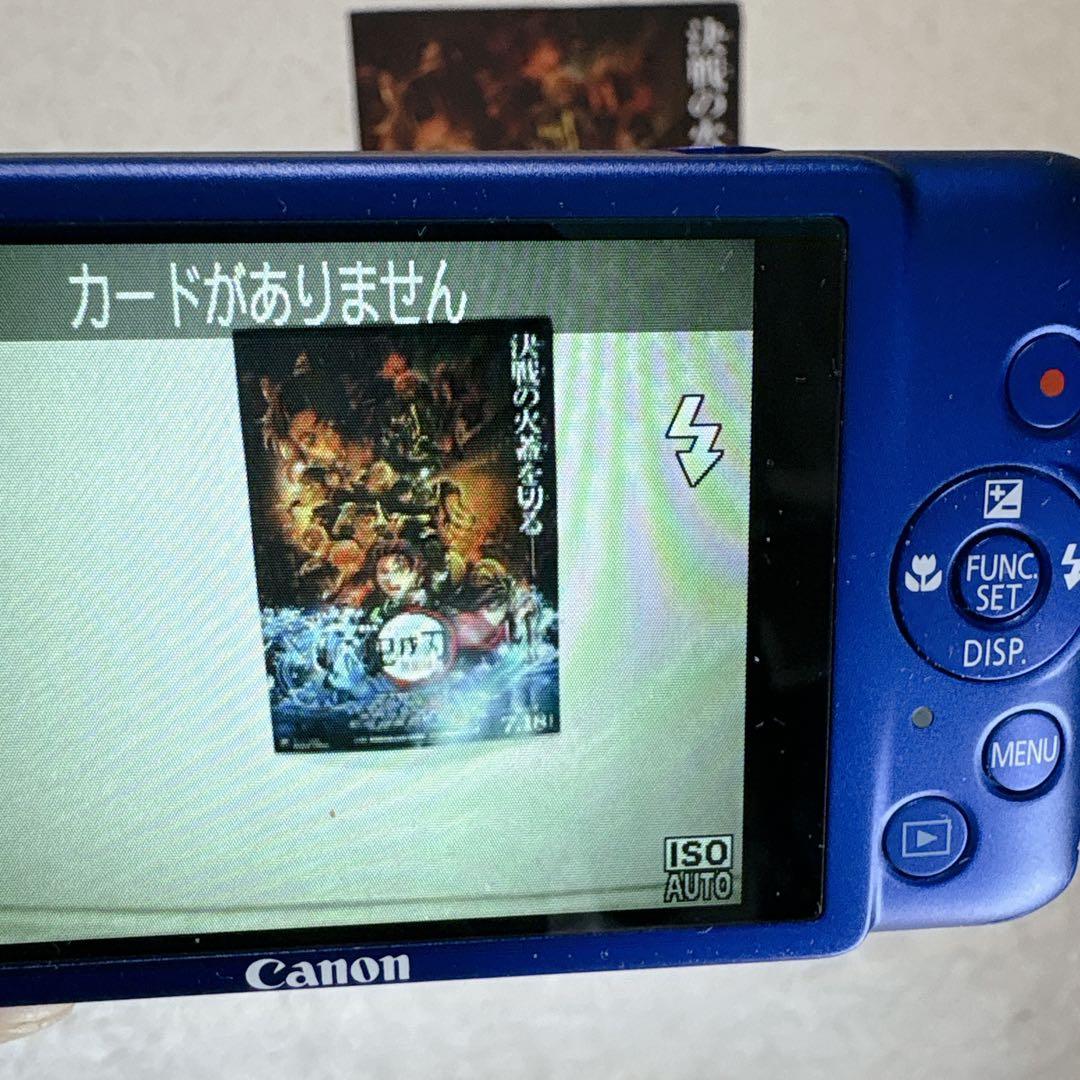 Canon IXY 210F デジタルカメラ ブルー バッテリーチャージャー付き