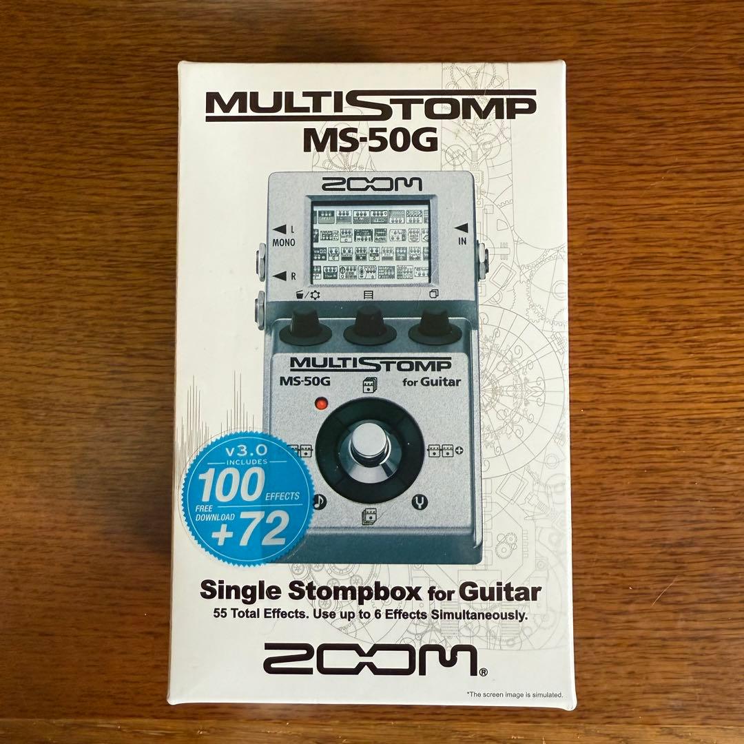 【未使用】ZOOM MS-50G マルチストンプ ギター用