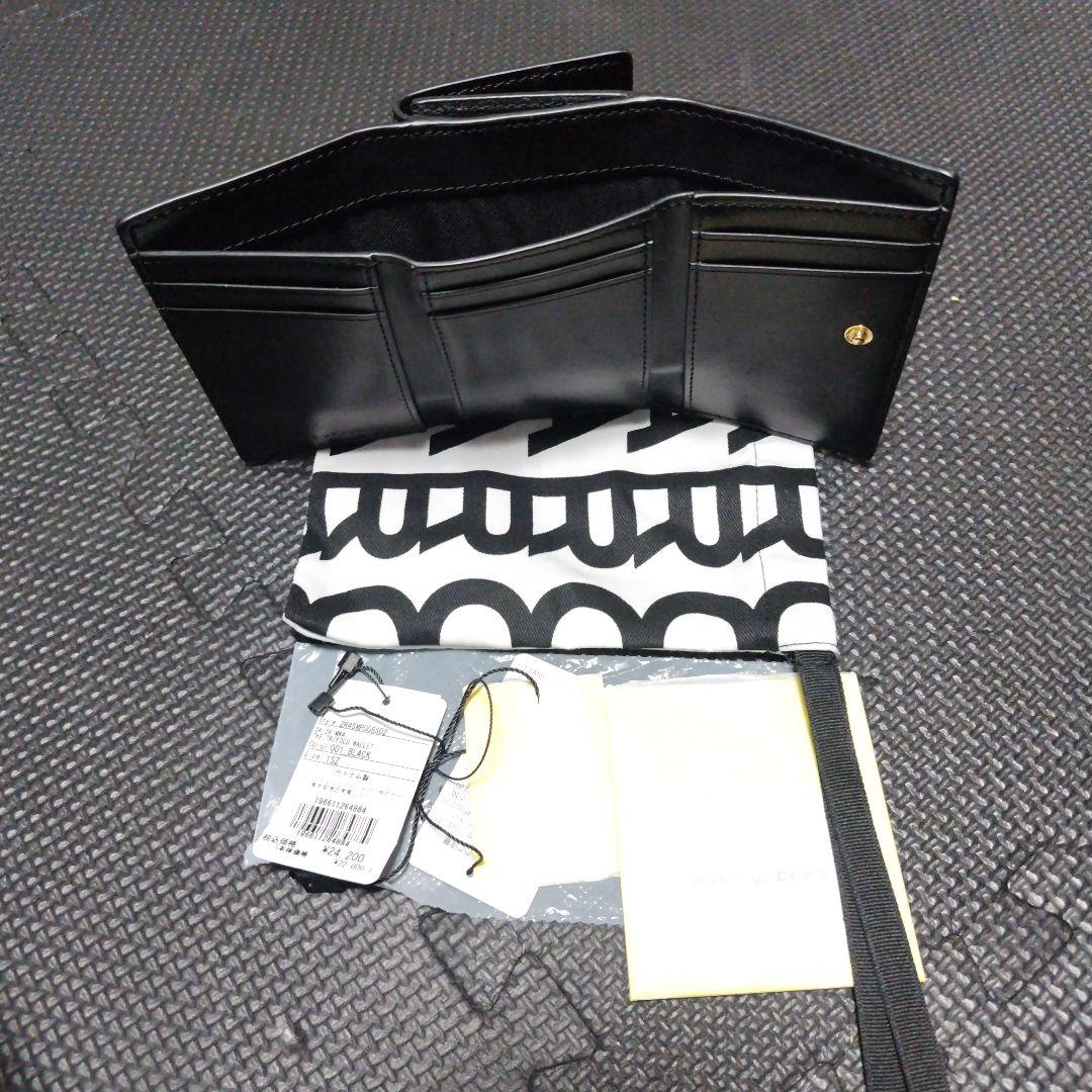 MARC JACOBS THE WALLET ブラック三つ折り財布