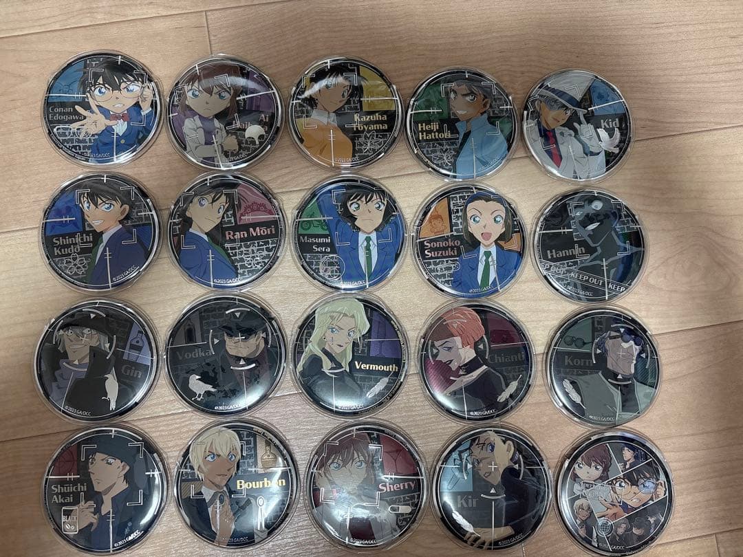 名探偵コナン　usjコラボ缶バッジ2023 コンプリートセット