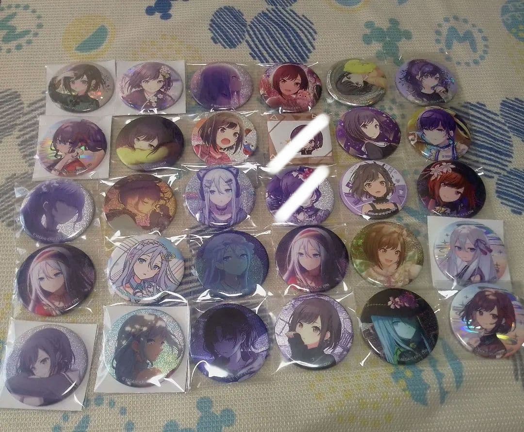 ニーゴ宵崎奏朝比奈まふゆ東雲絵名グリ缶バッチコネクトライブウエハエピカ称号