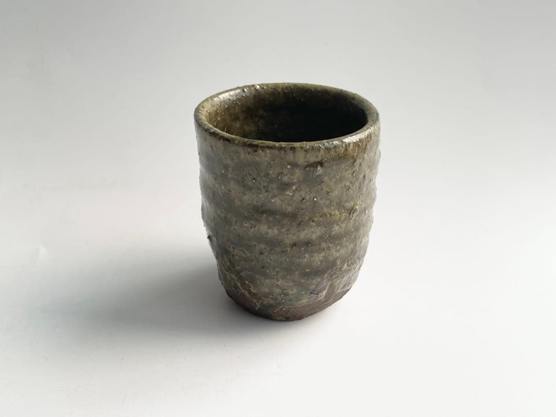 陶芸家　國吉清尚　ぐい呑　酒器　酒杯　筒杯　湯呑　識箱　沖縄　琉球