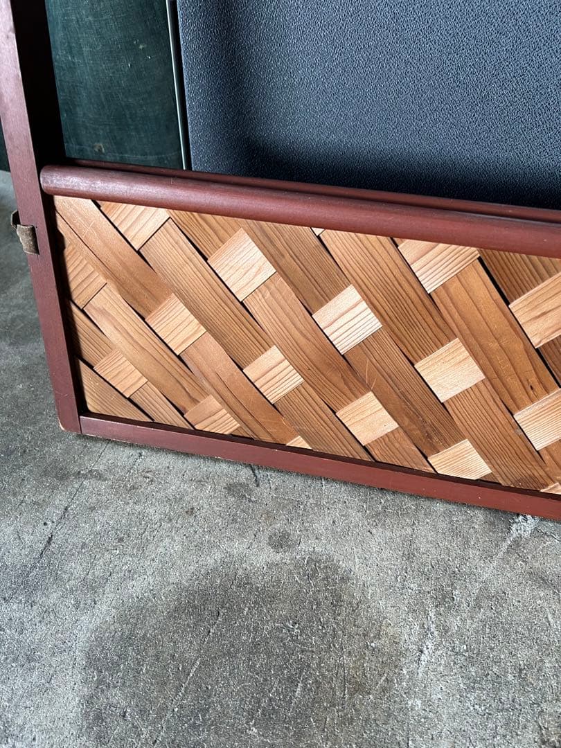 風炉先屏風　利休　茶道具 杉網代　衝立　裏千家　釜含めない