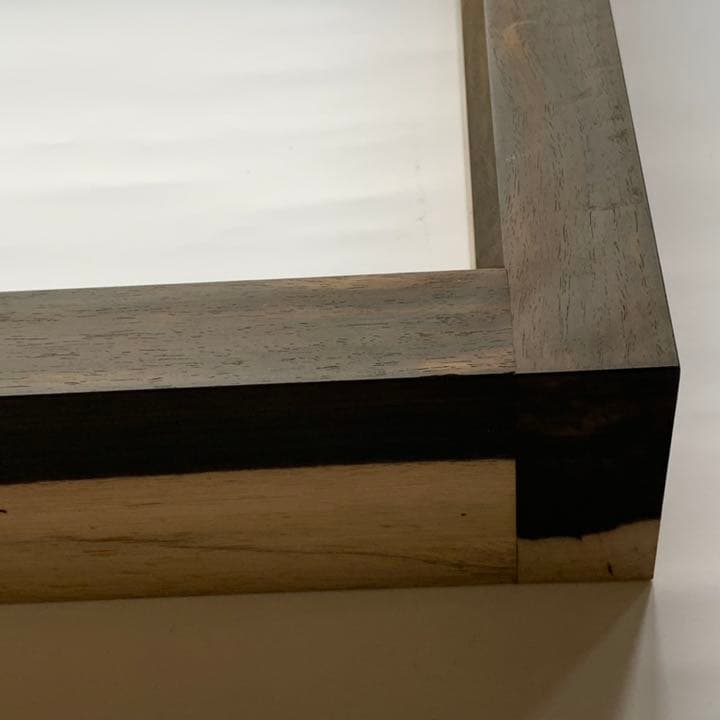 【炉縁　黒柿】