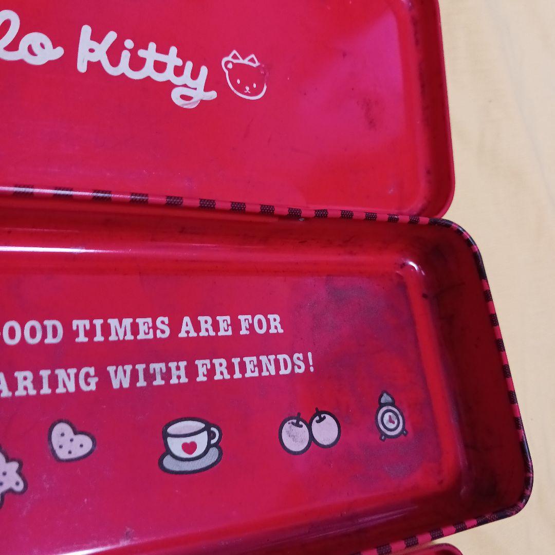 キティ　ハローキティ　缶ケース　筆箱　hello kitty 　サンリオ　レトロ