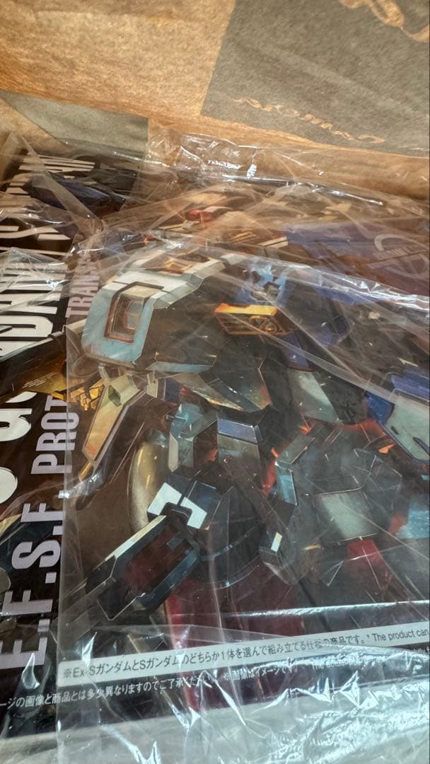 新品未開封 MG 1/100 Ex-Sガンダム/Sガンダム