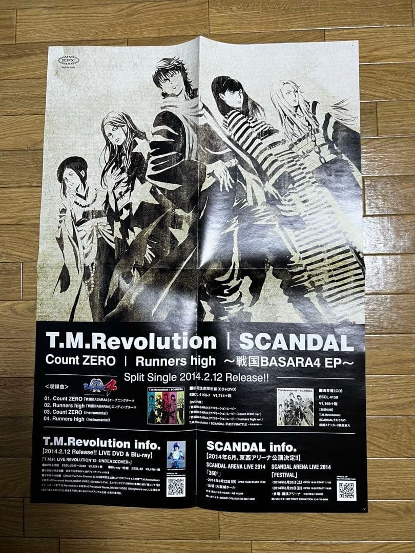 SCANDAL ポスター　21枚セット