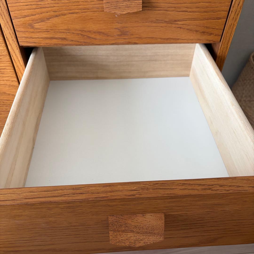 匿名配送*unico ウニコ クルト サイドボード キャビネット オーク