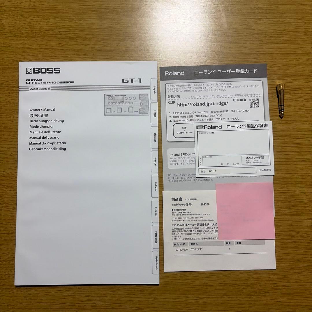 BOOS GT-1 マルチエフェクター
