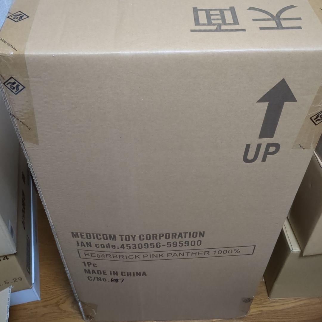 未開封□ピンクパンサー ベアブリック1000％