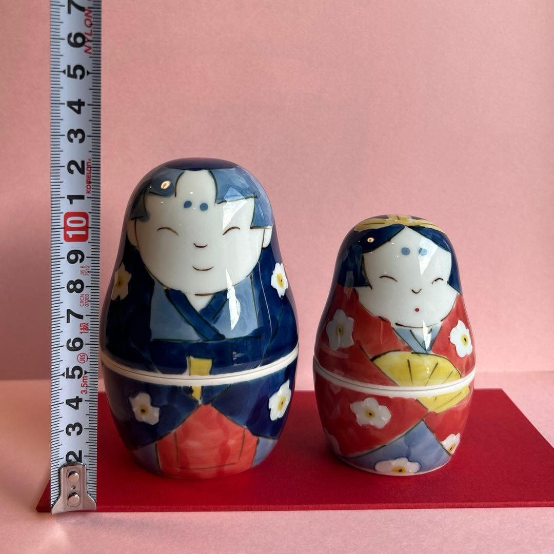 波佐見のお雛さん 有田焼 マトリョーシカ 雛飾り ひな祭り 桃の節句