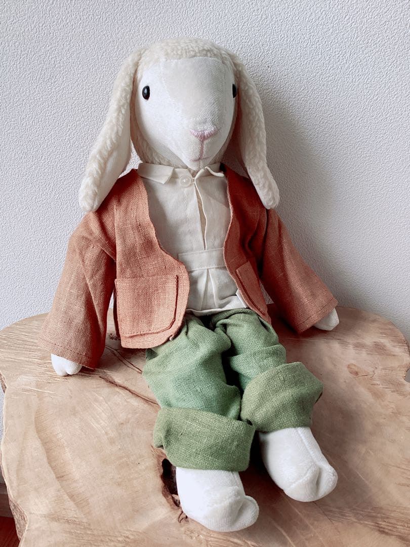 【SENGER】センガー　ひつじ　ぬいぐるみ　全長43ｃｍ　定価27500円