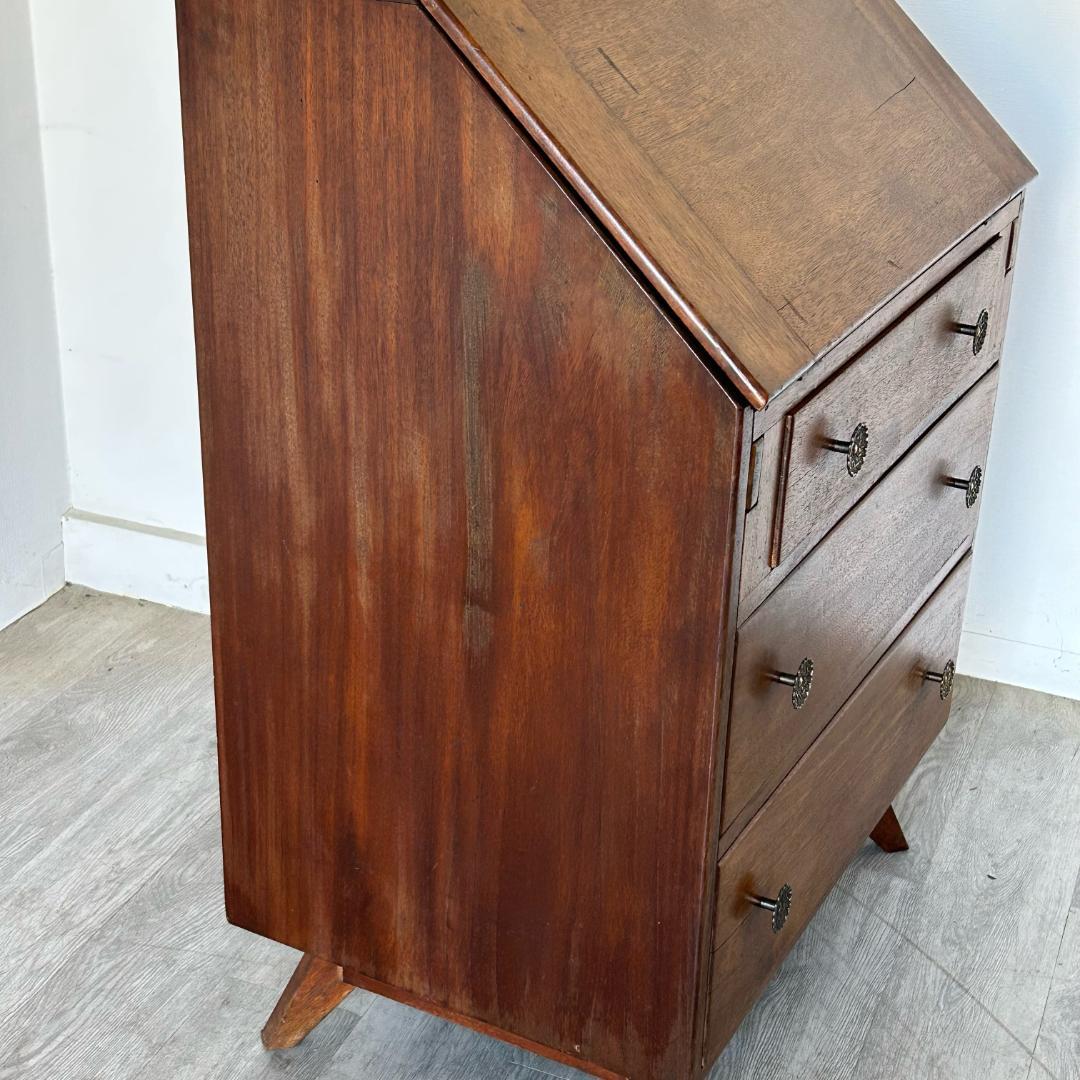 イギリス アンティーク 家具 ライティング ビューロー 英国 チェスト 540A