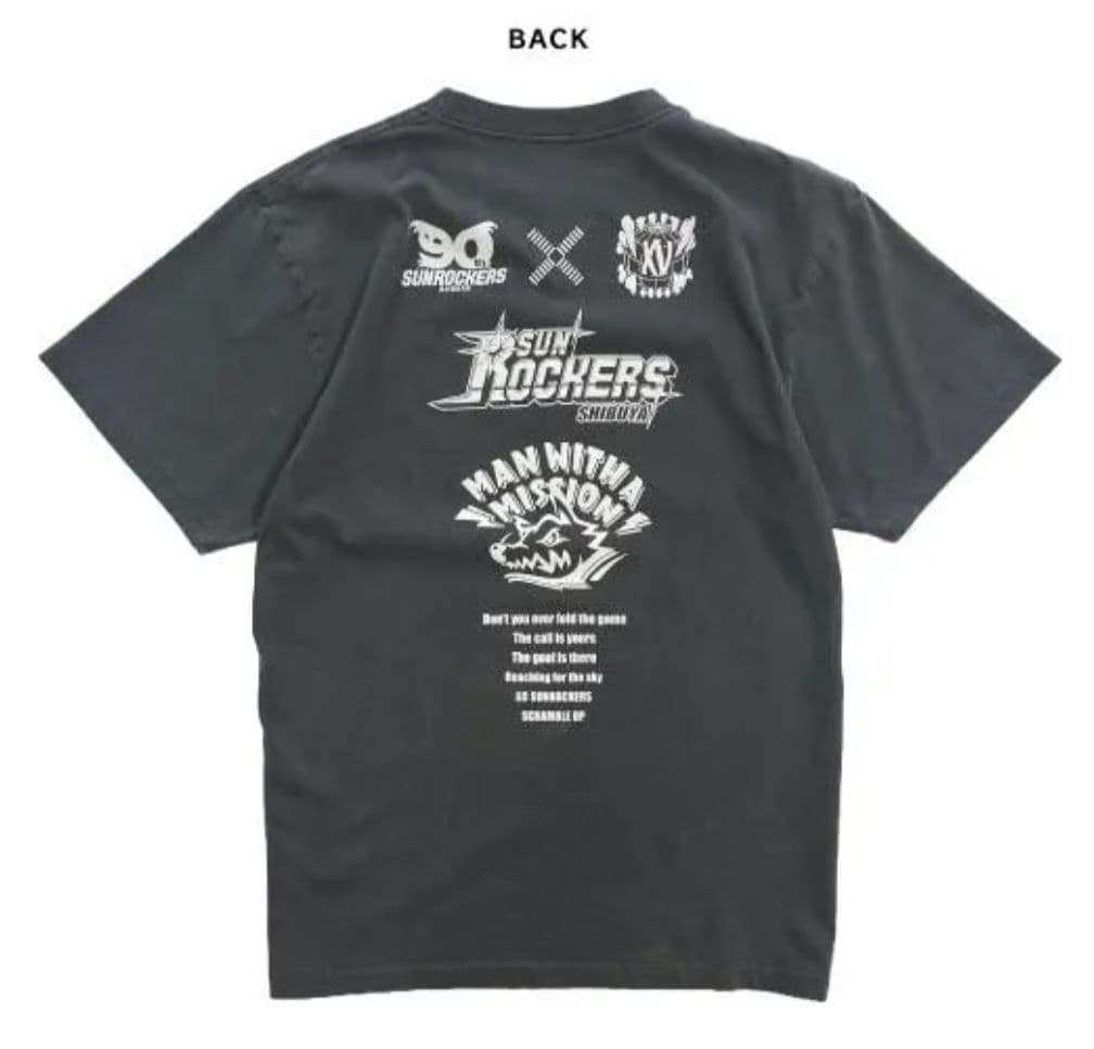 SUN ROCKERS × MAN WITH A MISSION Tシャツ XL