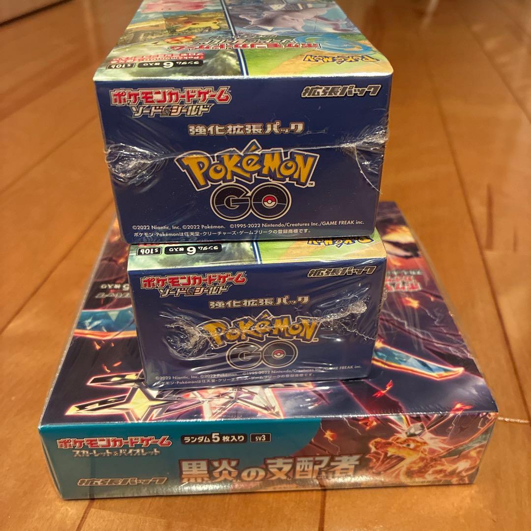 ポケモンGO、黒炎の支配者　未開封 シュリンク付き BOX