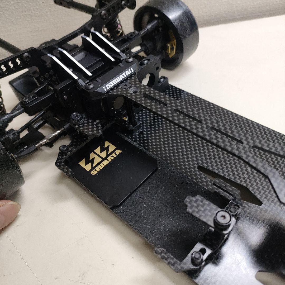 【走行少】シバタ GRK5ドリフトシャーシ、オプション多数装備、部品多数付き