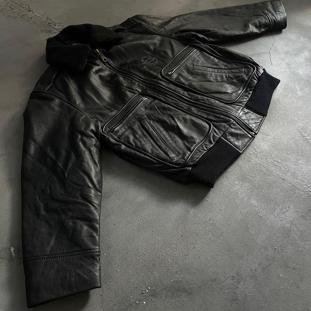 type G-1”durability“牛革“bomber jacket