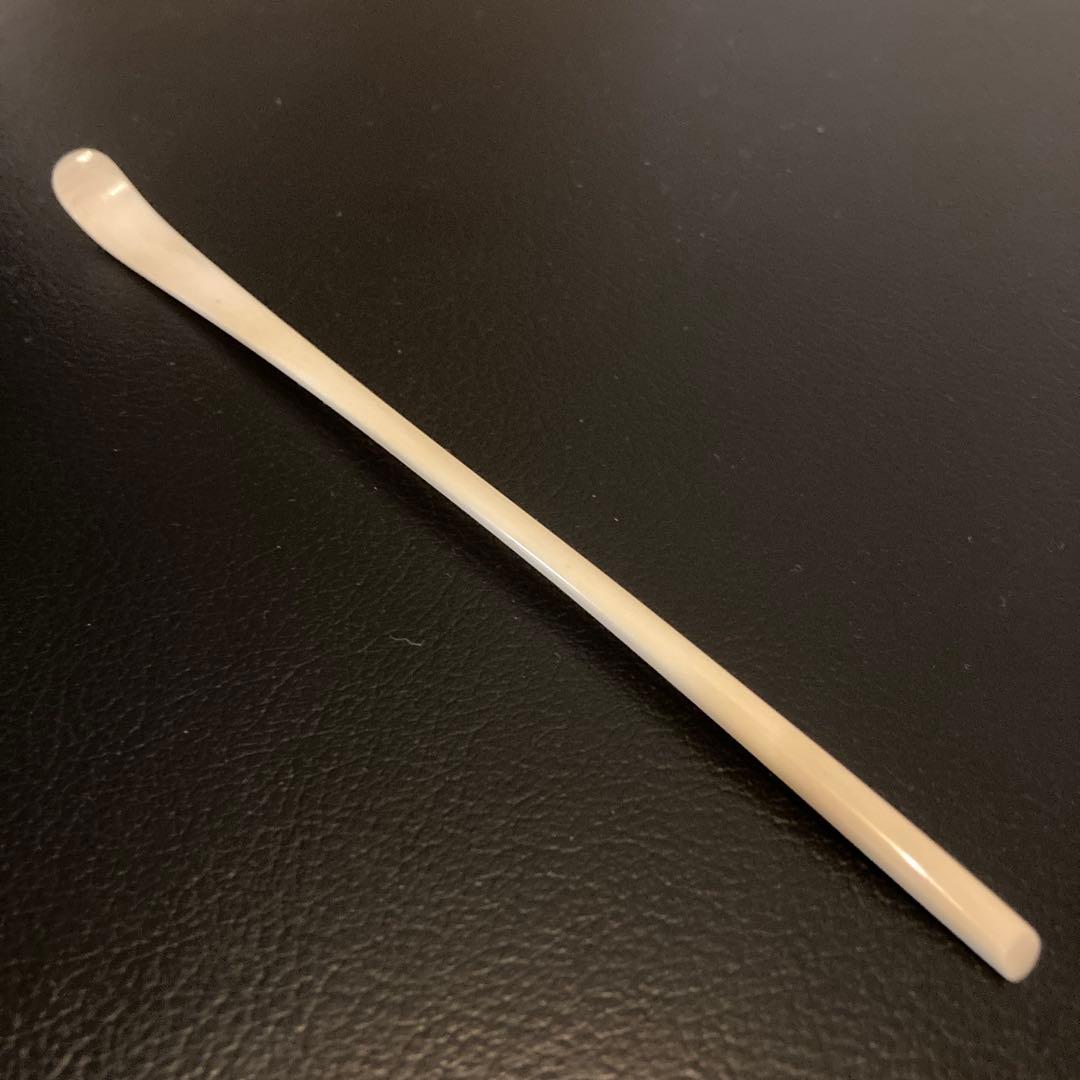 茶道具　茶杓　牙材　白　天然素材　工芸品 アンティーク