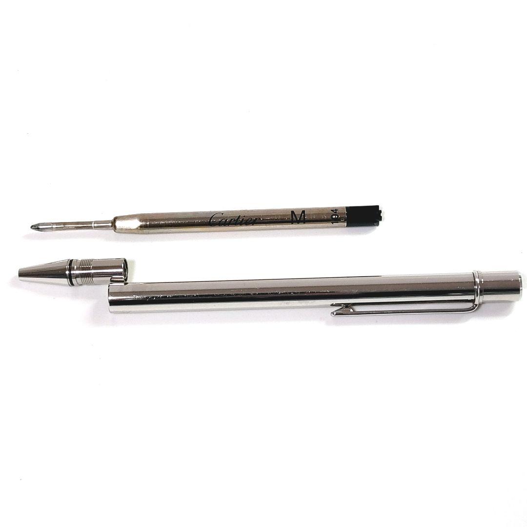 Cartier カルティエ マストドゥ ボールペン 筆記具 ロゴ刻印 シルバー