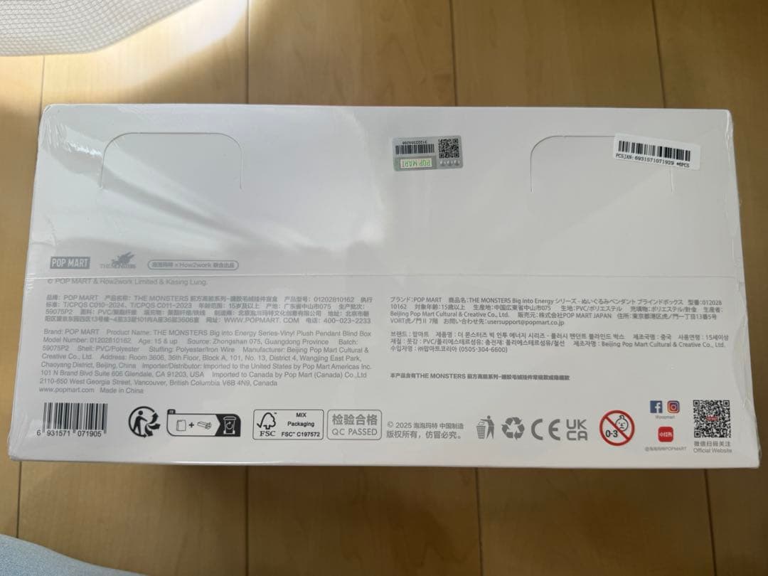 正規品　新品未開封ラブブ Big into Energy アソートボックス 1個