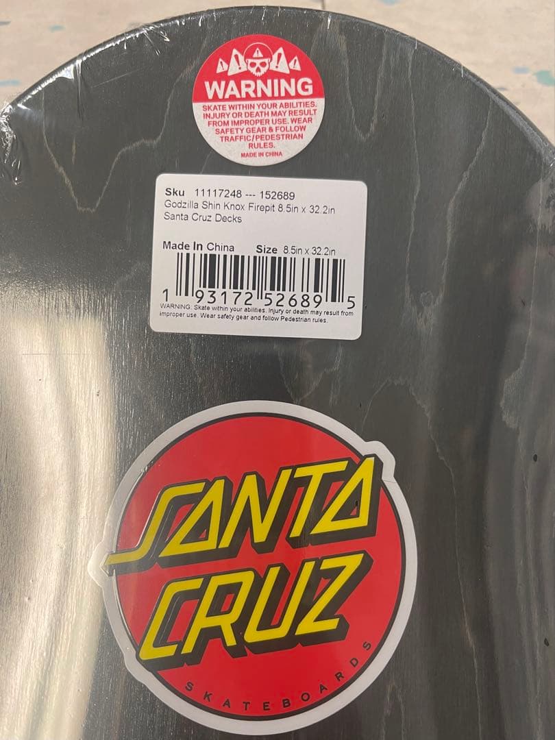 ：SANTA CRUZGODZILLA SHIN KNOX FIREPIT 新品