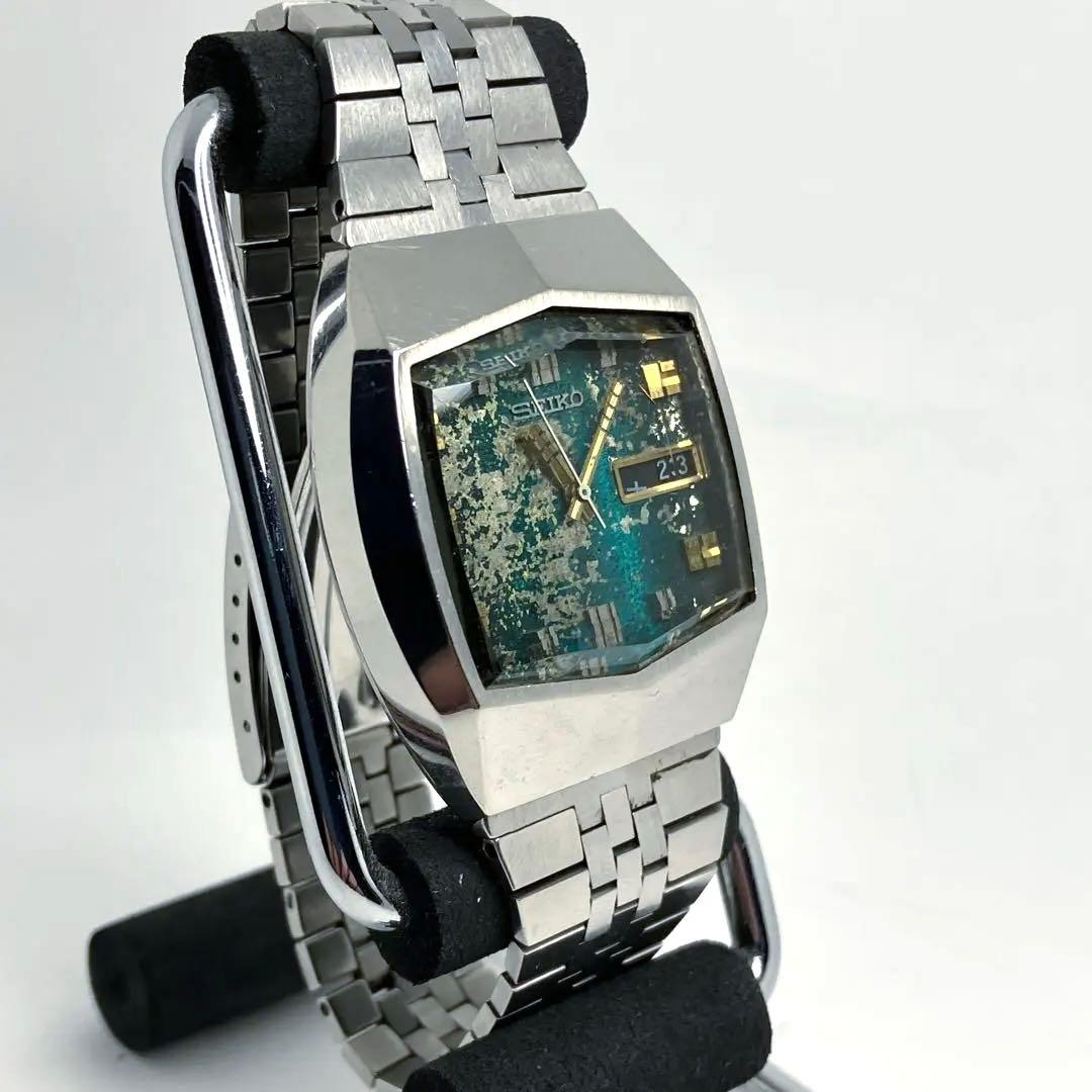 ジャンク 不動 キングセイコーバナックスペシャル 5256-5000 グリーン